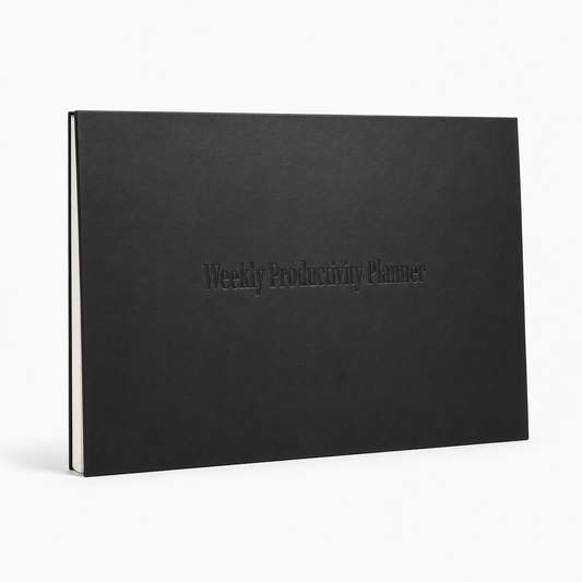 A4 Weekly Notepad Planner - ADHD Friendly Minimalist Desk Pad Planner