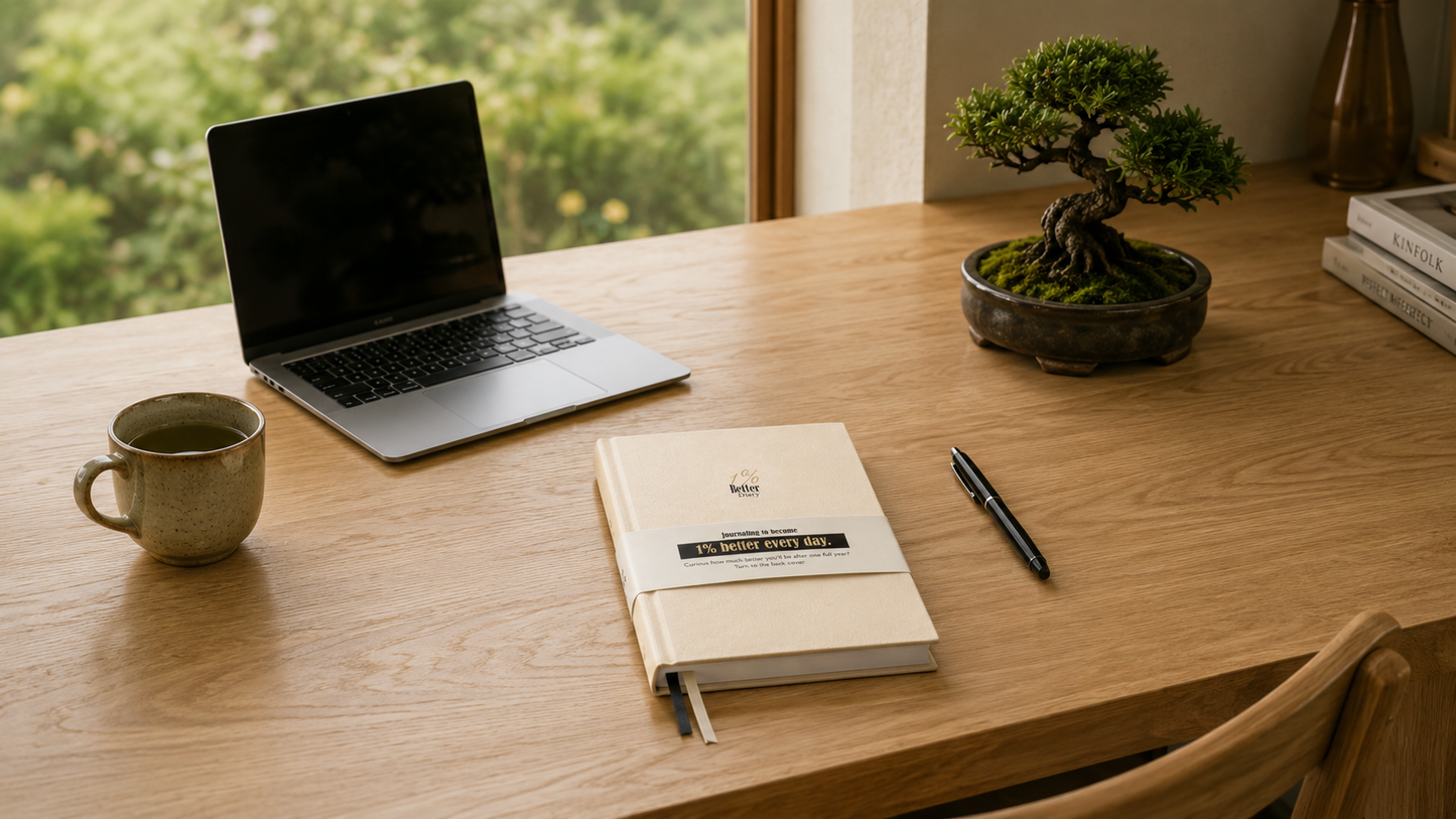 1% Better Journal - A5 Gratitude & Introspection Diary